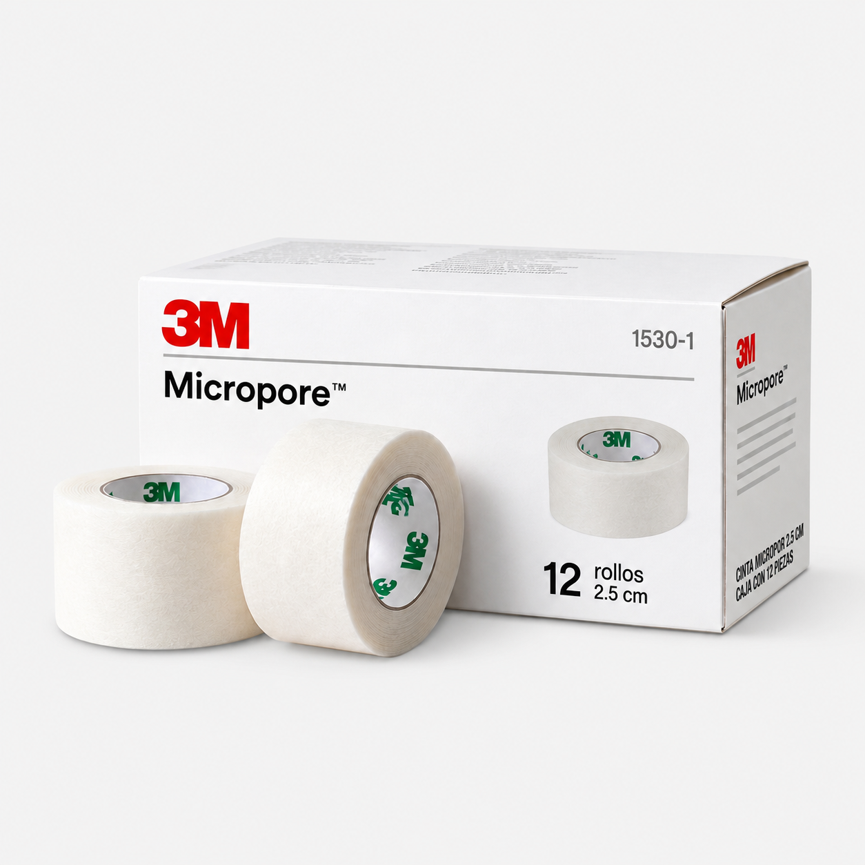 Cinta micropor de 2.5 cm