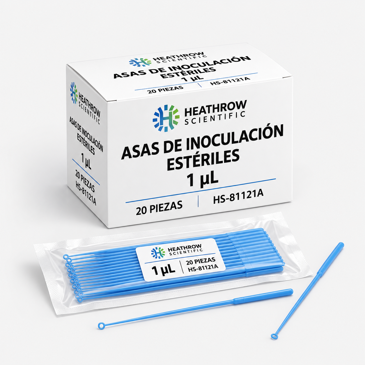 Asa bacteriología de plástico (PP) estéril