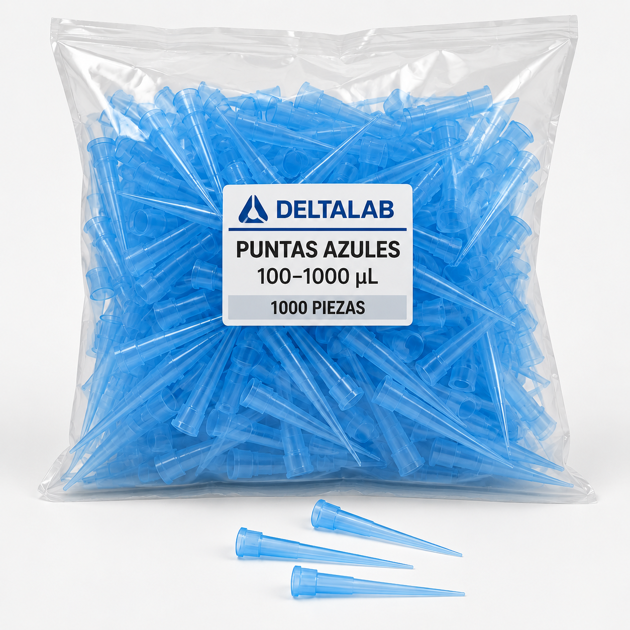 Puntas azules