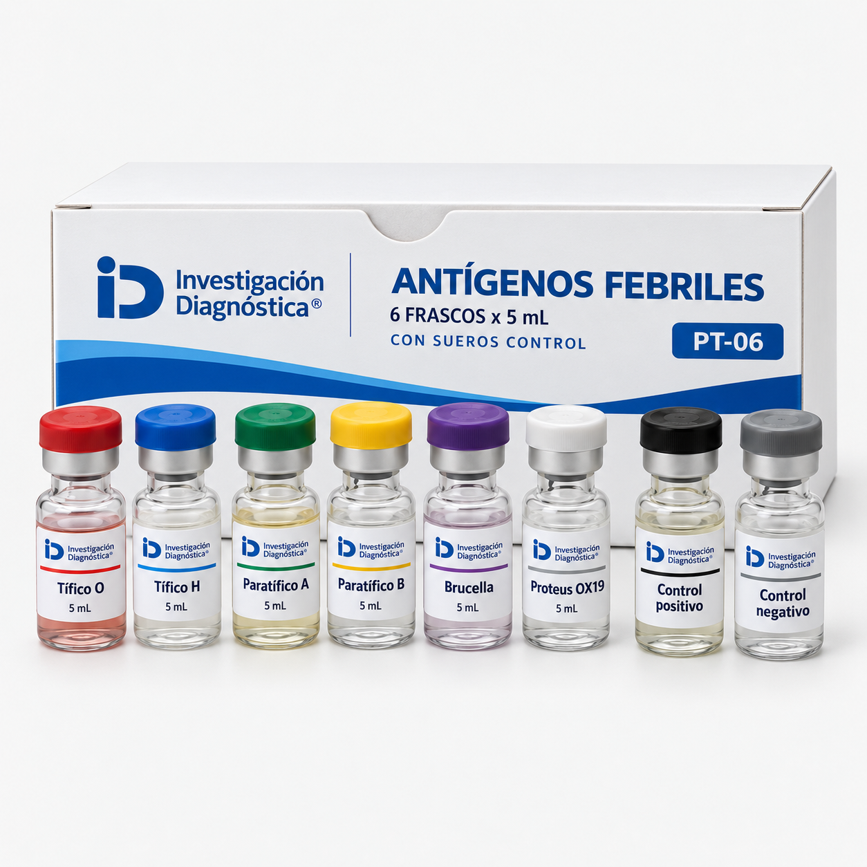 Antígenos febriles con sueros control