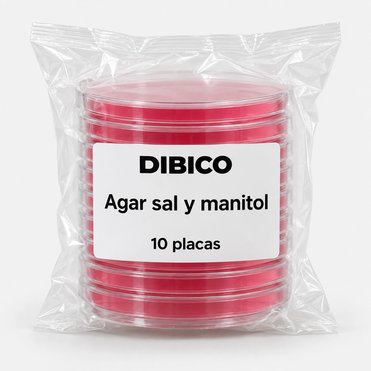 Agar sal y manitol