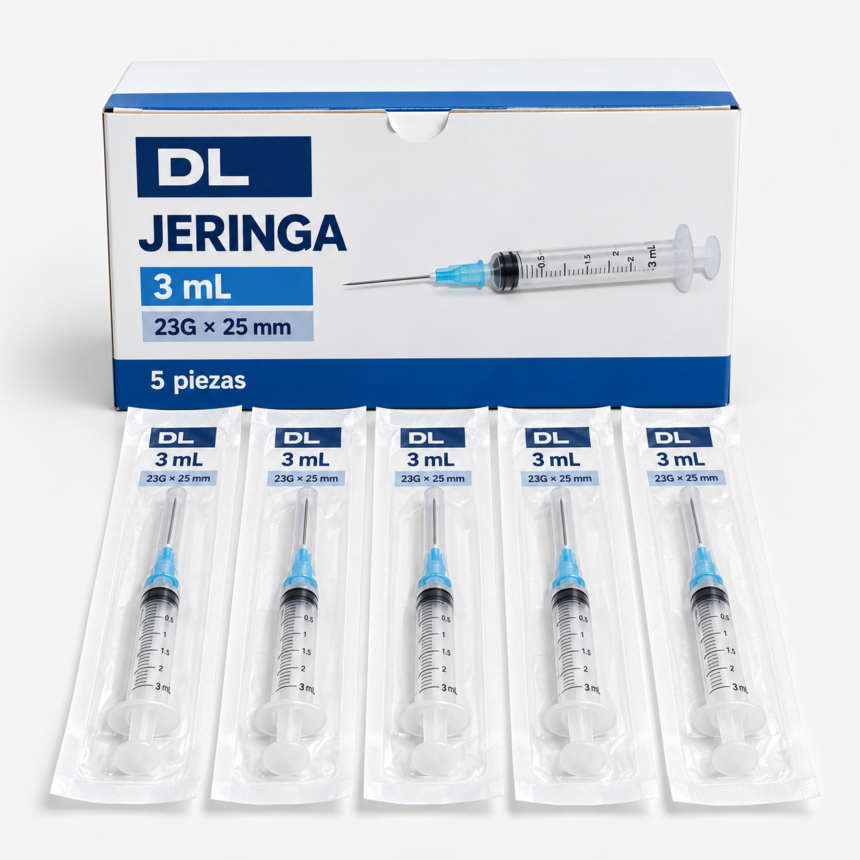 Jeringa dl 23 g x 25 mm