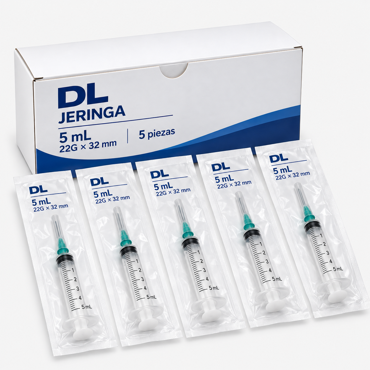 Jeringa dl 22 g x 32 mm