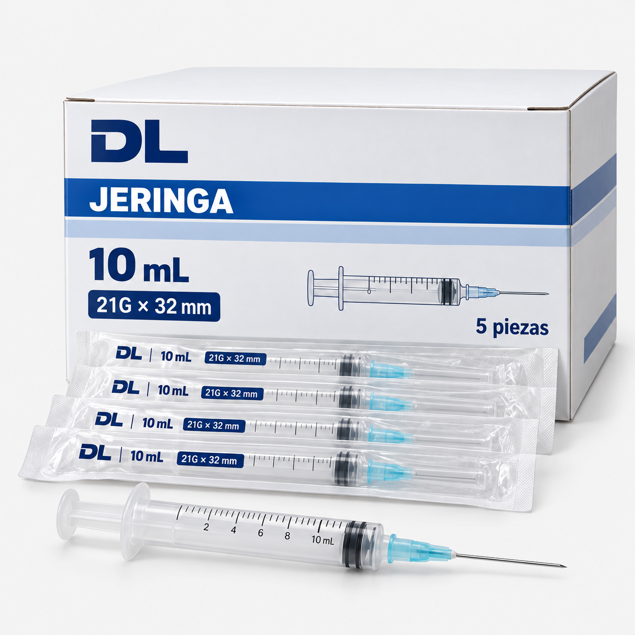 Jeringa dl 21 g x 32 mm